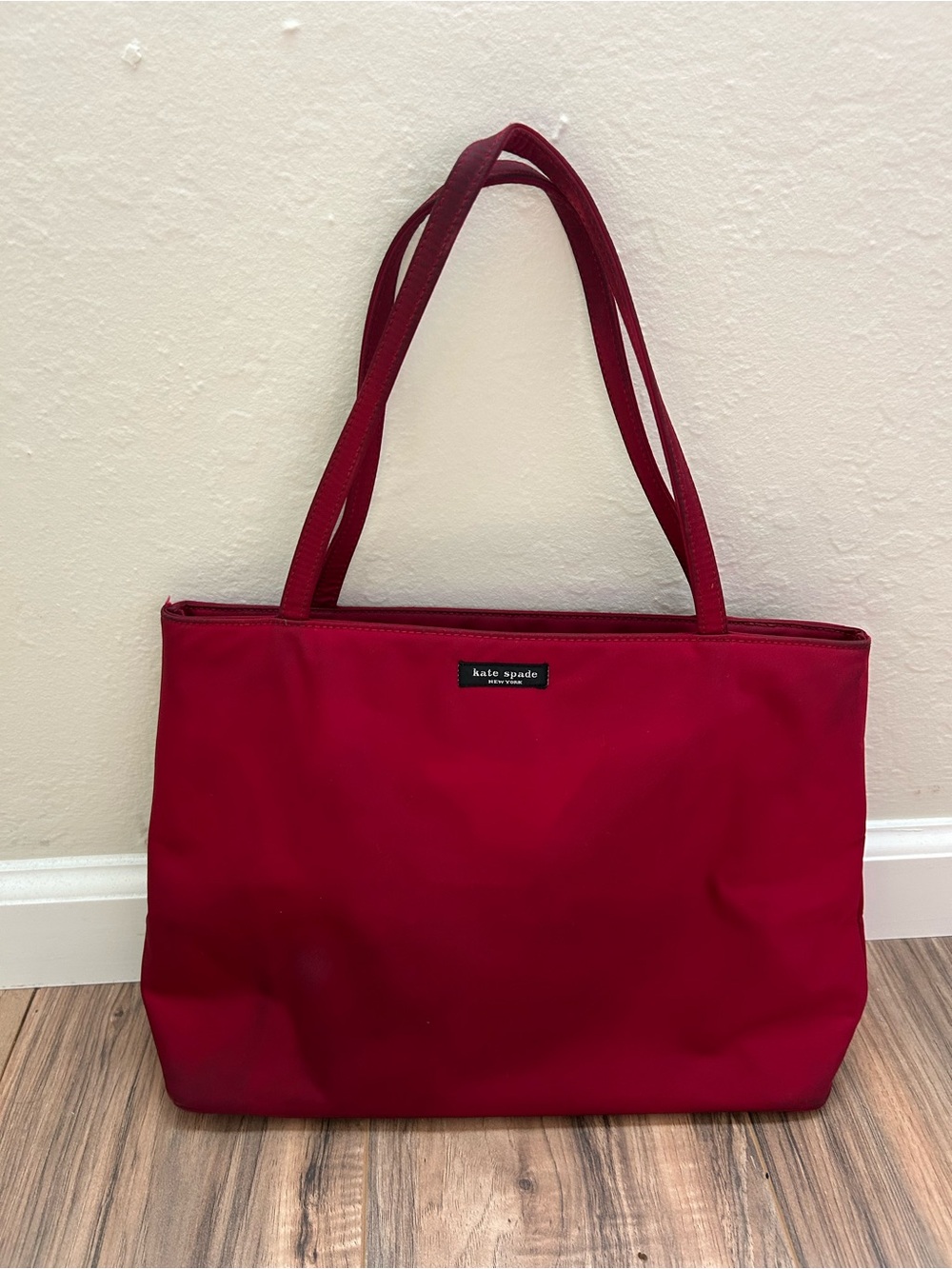 Kate Spade Red Nylon Tote